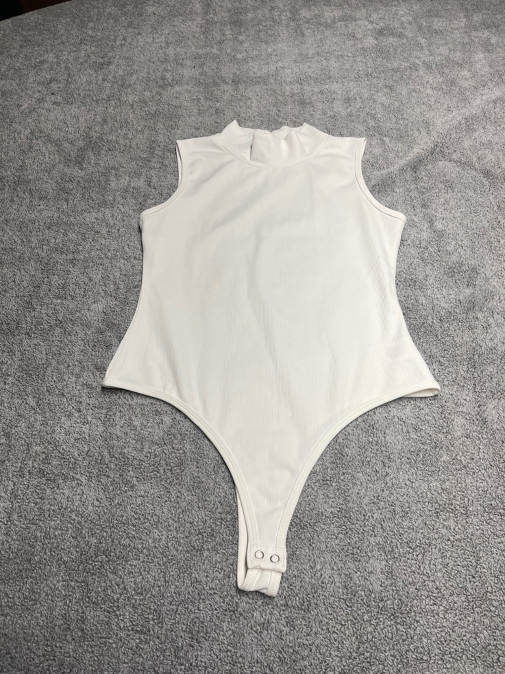 BuffBunny Black Sleeveless Turtleneck Bodysuit - Picture 6 of 10